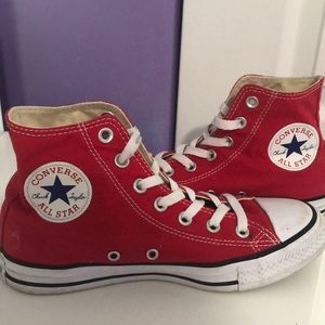COPY - Red High Top Converse